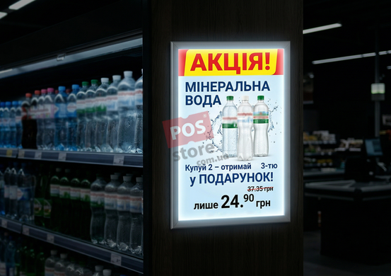 Фреймлайт алюмінієвий з 25-ї click-системи (односторонній), A4