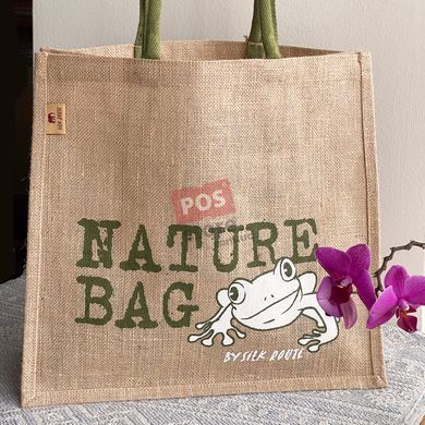 Сумка джутова Nature bag 41х39х19см Silk Route