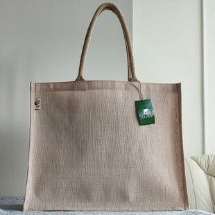 Джутовая сумка Beige beauty 47х38х20см Silk Route