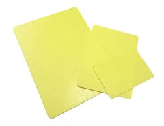 Меловой ценник (табличка) желтого цвета, Жёлтый, А8