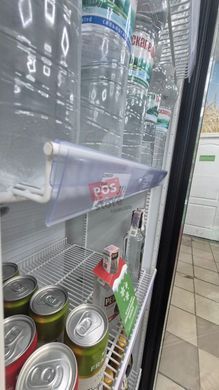 Ценовая планка KE 39 мм (на сетчатую полку или корзину), Прозрачный, 1 м