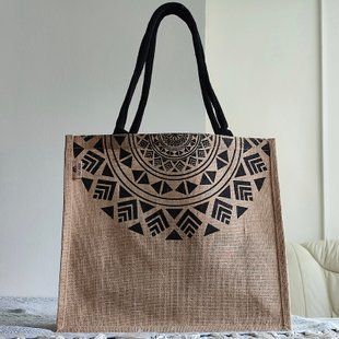 Джутовая сумка Mandala 40х35х15см Silk Route