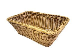 Корзинка прямоугольная из полиротанга 30&times;20&times;10 см