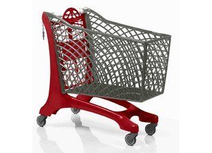 Покупательская тележка на колесах 210л, Италия, Duka