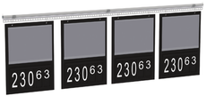 Подвесная система Fixline с перфорированным профилем 1 метр с черными кассетами цен