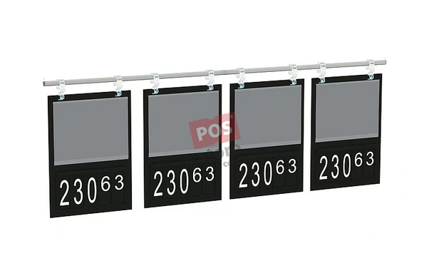 Підвісна система Fixline 1 метр з чорними касетами цін