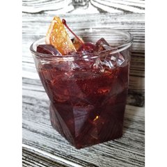 Муляж Коктейль Виски-Кола со льдом, апельсином и вишней