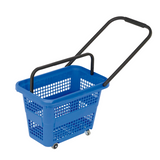 Кошик для покупців, на колесах, 32 л., Shopping Basket, Синій