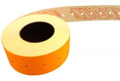 Этикет-лента Printex прямоугольная оранжевая 21x12 мм