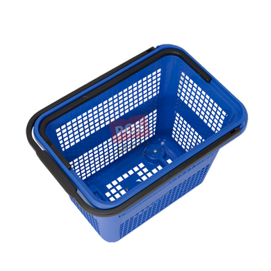 Покупательская корзина на колесах, 54 л. синяя, Shopping Basket