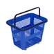 Кошик для покупців, на колесах, 54 л., Shopping Basket, Синій