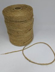 Шпагат декоративный 3 мм (веревка джутовая для декора)