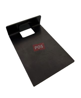 Підставка-тримач для цінника під кутом 75° чорного кольору  , Чорний