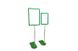 Cтойка рамки с пластиковым зеленым основанием, Зелёный, А4, 500-1000 мм