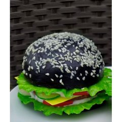 Муляж Гамбургер чёрный Блэкбургер 2