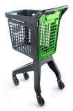 Покупательская тележка Shopping Basket UP.80 зеленая, 80л, Испания, Зелёный