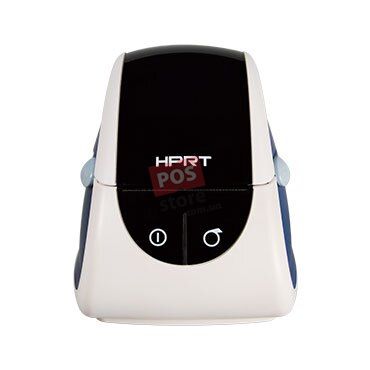 Чеково-этикеточный принтер HPRT LPQ58 USB+RS232 Бело-синий