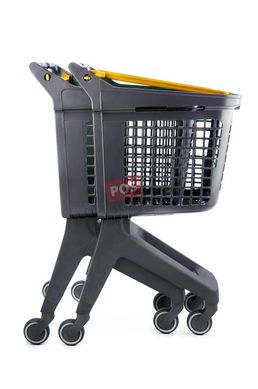 Покупательская тележка Shopping Basket UP.80 желтая, 80л, Испания, Жёлтый