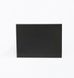 Л-подібна пластикова крейдяна табличка (цінник) горизонтальна чорного кольору, Чорний, 75х55